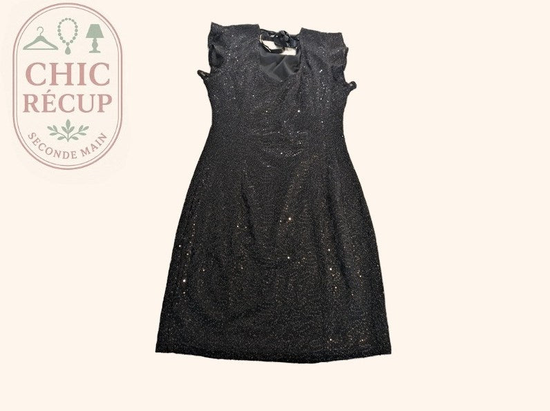 Robe de soirée Only - 38 - Noir - sequins