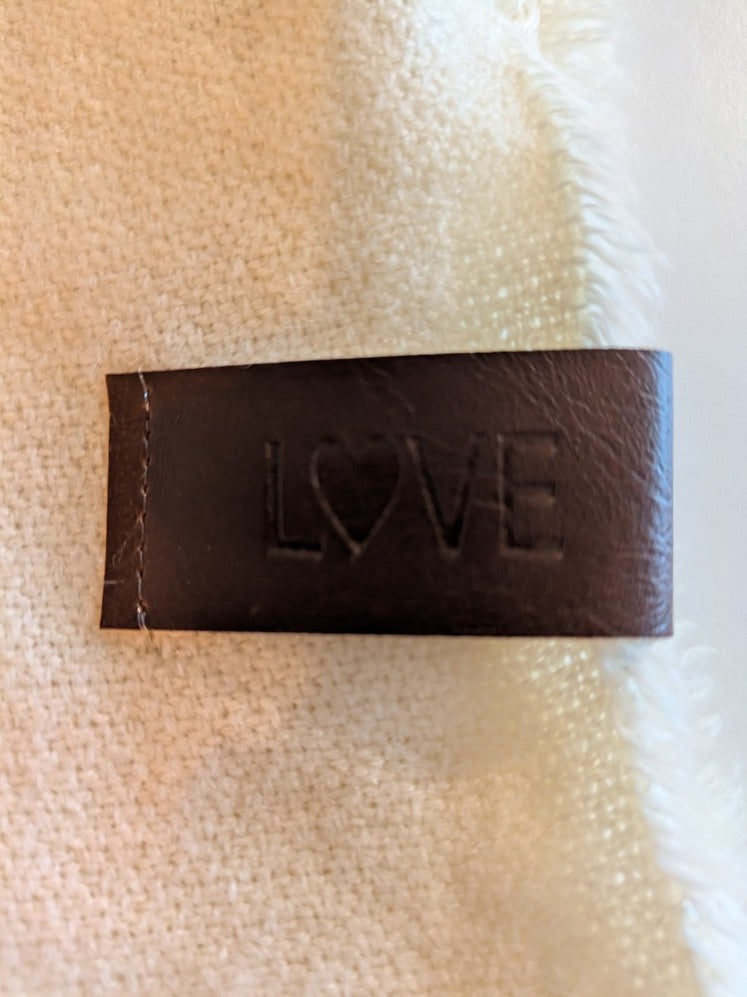 Écharpe Love - Taille Unique - Crème - Brhal-99