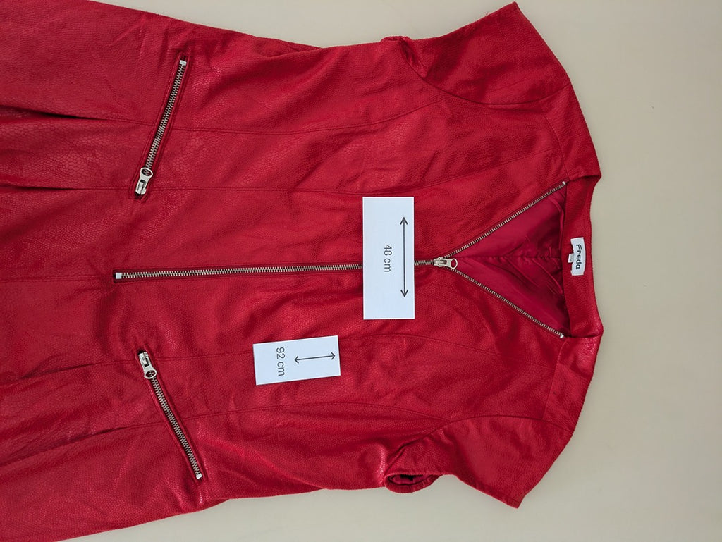 Robe Freda - Xl - Rouge - Zip