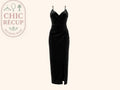 Robe Longue Zara - S - Noir - Lerom-04