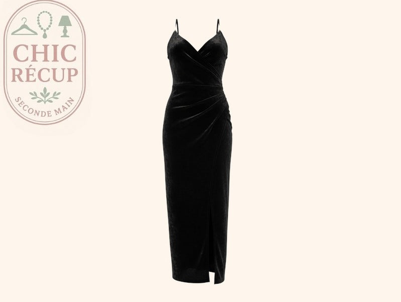 Robe Longue Zara - S - Noir - Lerom-04