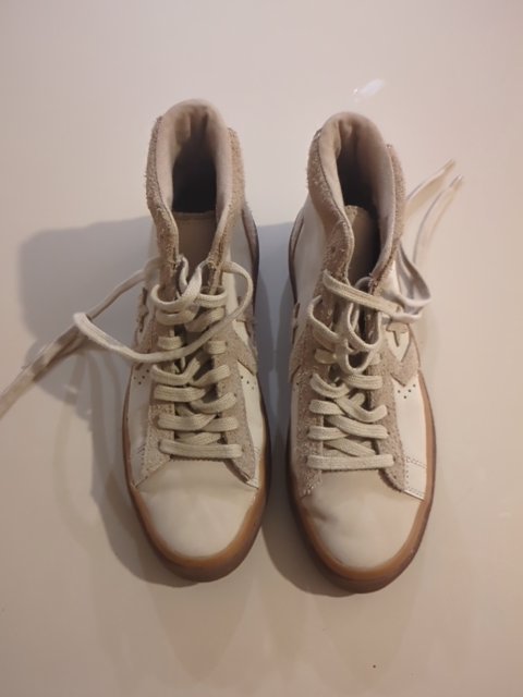 Baskets - Converse - 38 - Crème - Sthas-06
