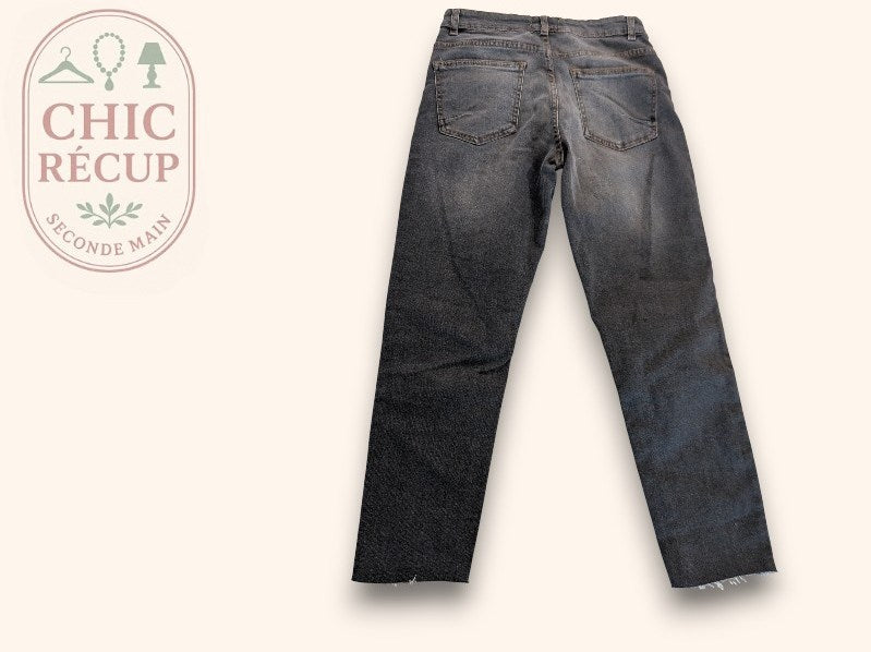 Jeans Skinny Up2fashion - Taille 38 - Gris - Qubur-117