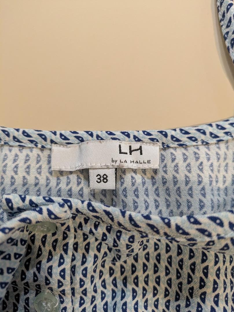 Robe Casual Lh By La Halle - 38 - Marine/blanc - Mache-02