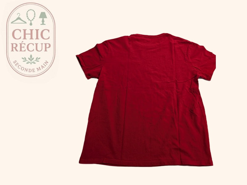 T-shirt Uni Kiabi - M - Rouge - Audeb-82
