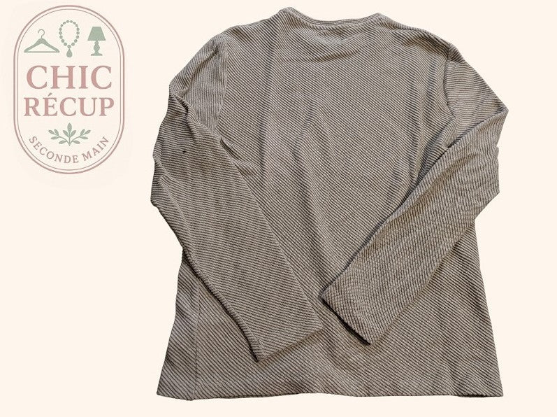 Pull Zara - M - Beige - Thgen-34