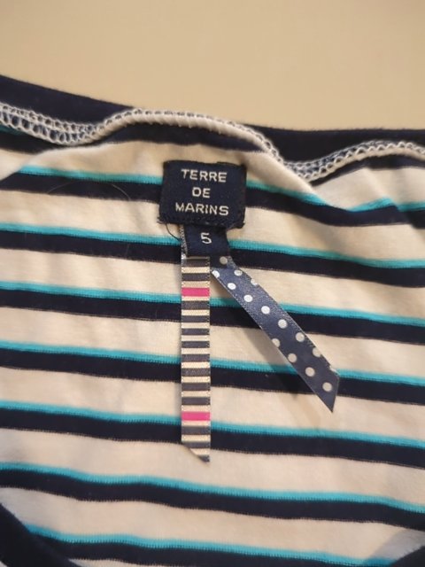 T-shirt - Terre De Marins - S - Blanc - Qubur-154