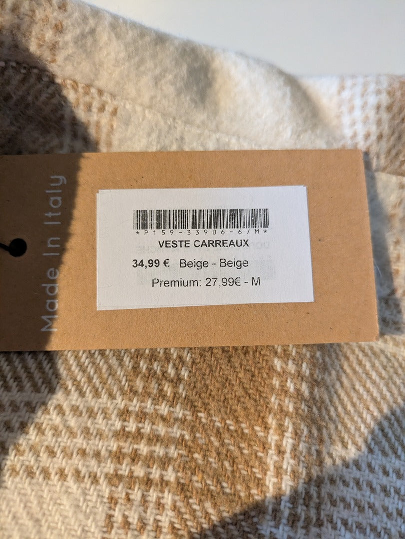 Chemise Cloothes - M - Beige - Lubel-61