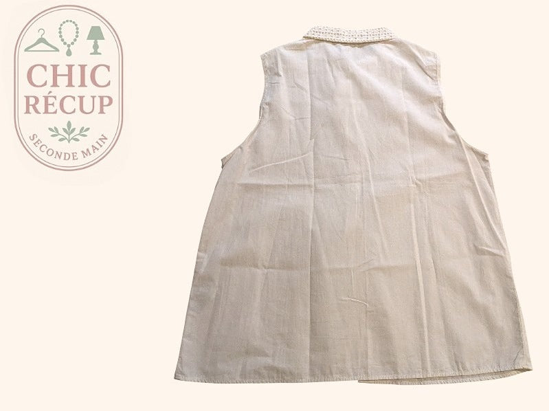 Blouses Manches Courte Zara - L - Blanc - Paval-35