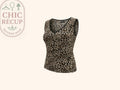 Blouse Zara - S - Marron Léopard - Joghi-4