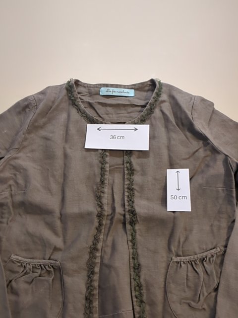 Veste - La Fee Maraboutee - Fr 38 - Kaki - Iscou-26