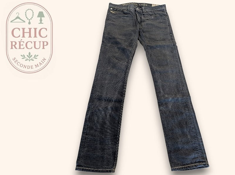 Jeans Coupe Droite Diesel - S - Noir/gris - Ramec-02