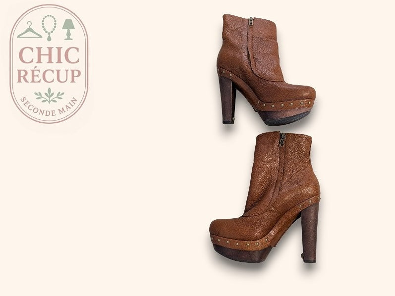 Bottines Ugg - 38 - Marron - Brhal-50