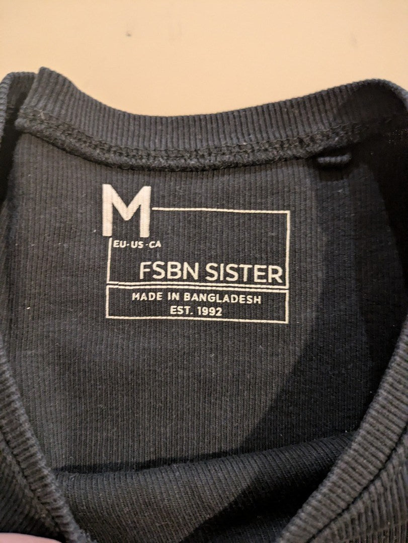 Tops Court Fb Sister - M - Noir - Chpav-128