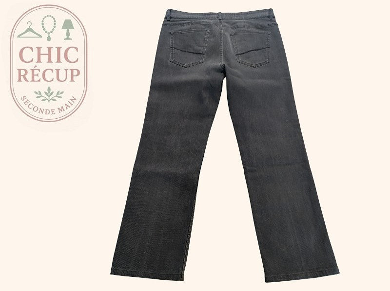 Jeans Coupe Droite Brice - Gris - Malat-40