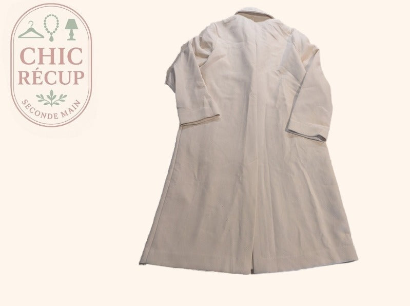 Pardessus Et Manteau Long H&m - Xs - Blanc - Mache-33