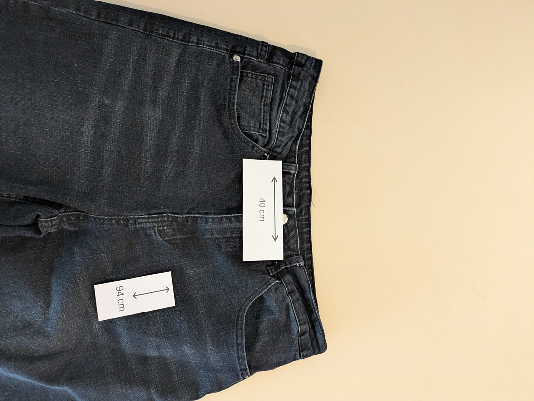 Jeans Coupe Droite Manfinity - L - Noir - Audeb-42