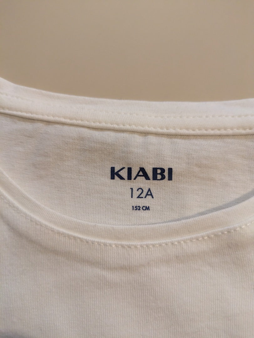 T-shirt Kiabi - 12 Ans - Blanc - Myfed-122
