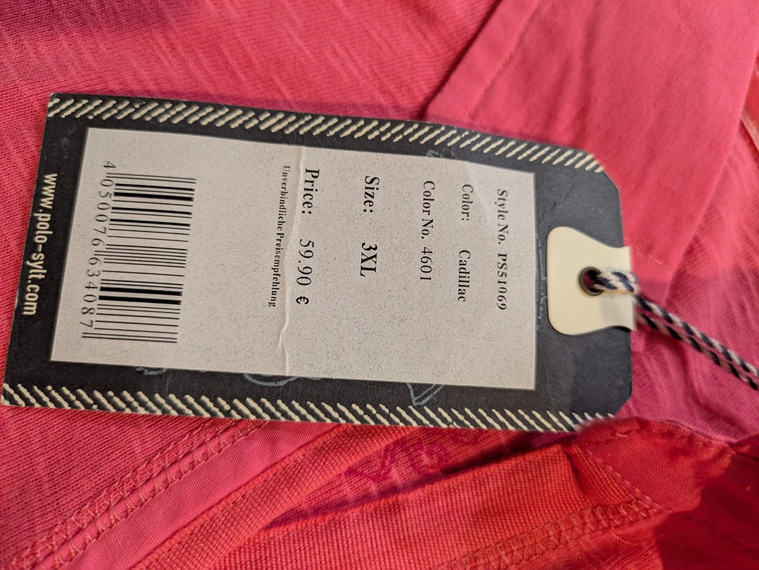 T-shirt Polo Sylt - Xxxl - Fuchsia - Labag-207