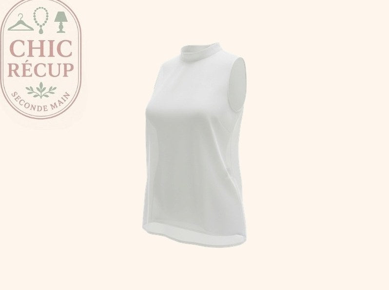Debardeur Pimkie - M - Blanc - Qubur-49