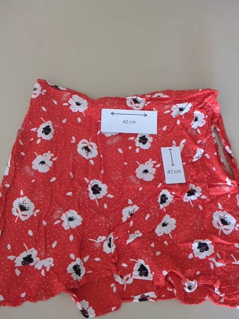 Mini-jupe Kiabi - Fr 46 - Rouge - Elmai-06