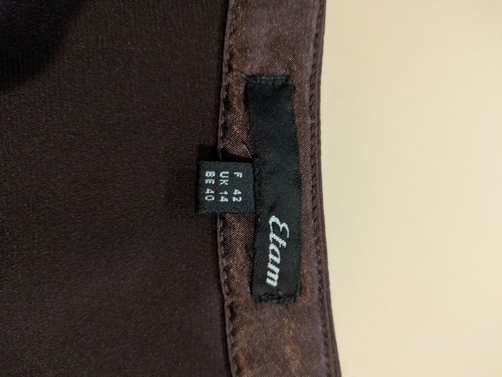 Blouse Etam - 42 - Marron - Mache-20