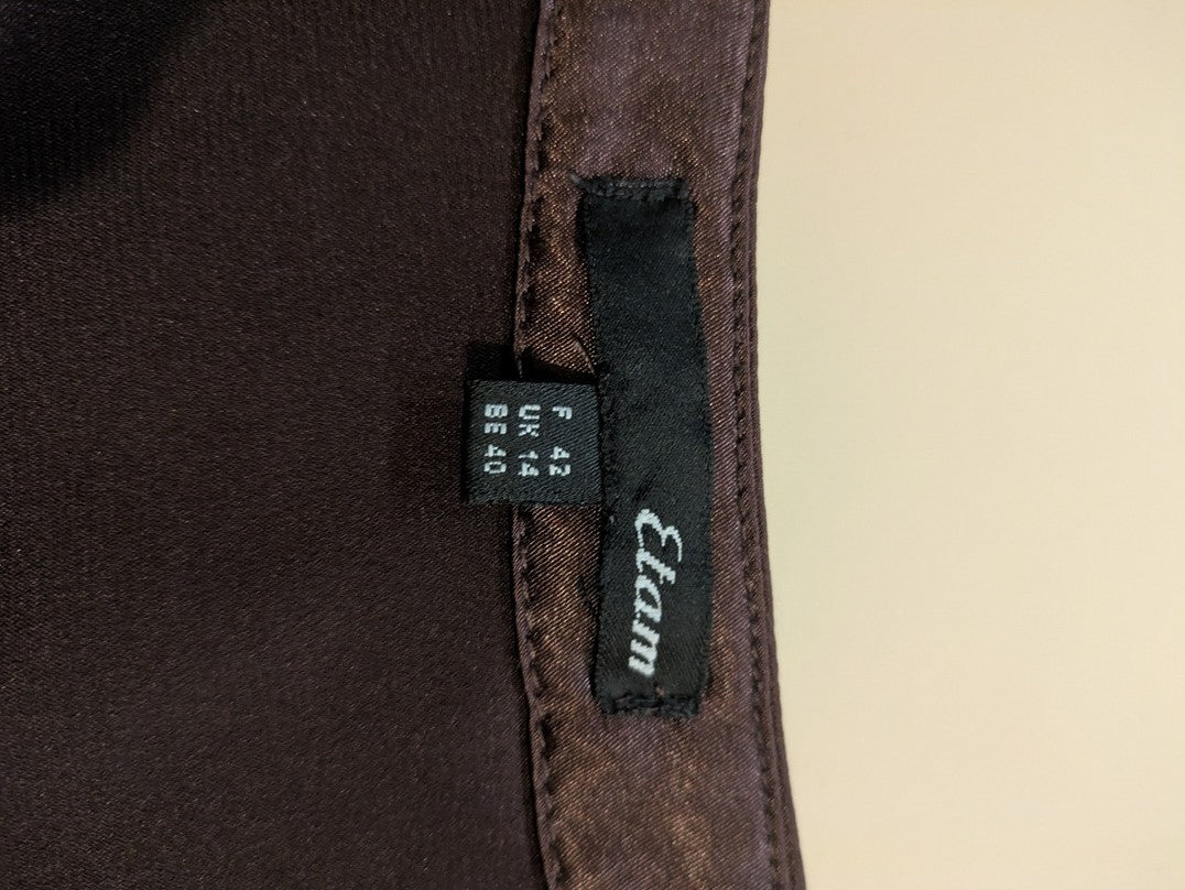 Blouse Etam - 42 - Marron - Mache-20