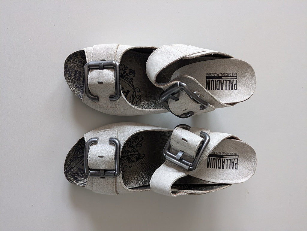 Mules Palladium - 36 - Blanc - Shirine