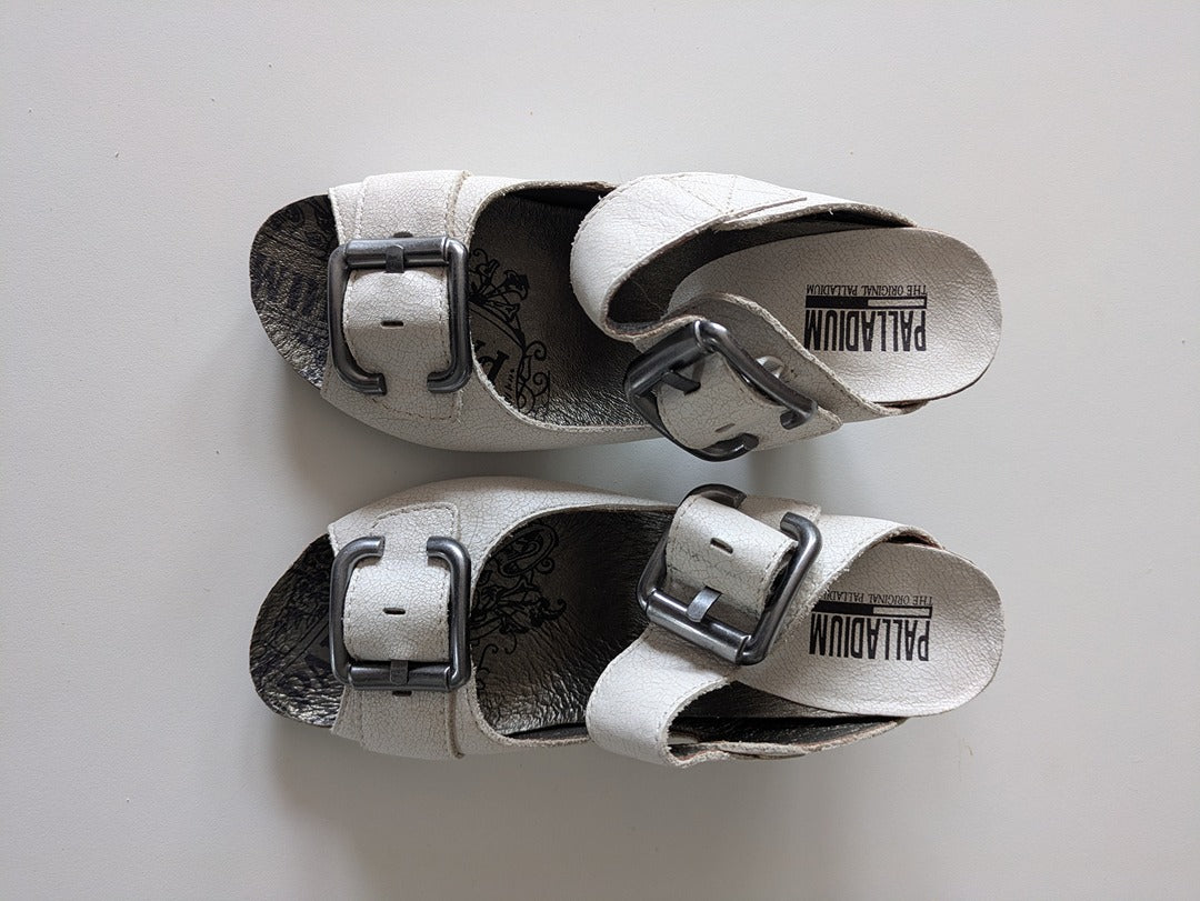 Mules Palladium - 36 - Blanc - Shirine