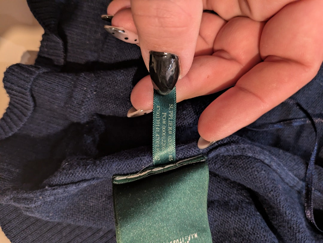 Cardigan Ralph Lauren - S - Marine - Malat-2