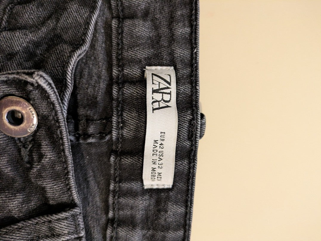 Jeans Slim Zara - M - Noir - Paval-15