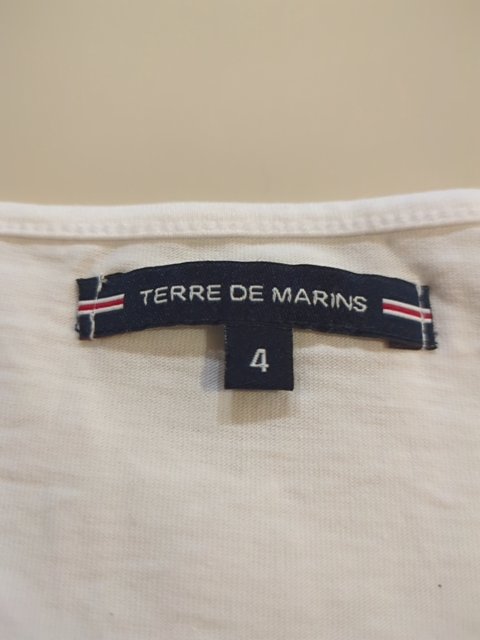 T-shirt - Terre De Marins - 42 - Blanc - Qubur-149