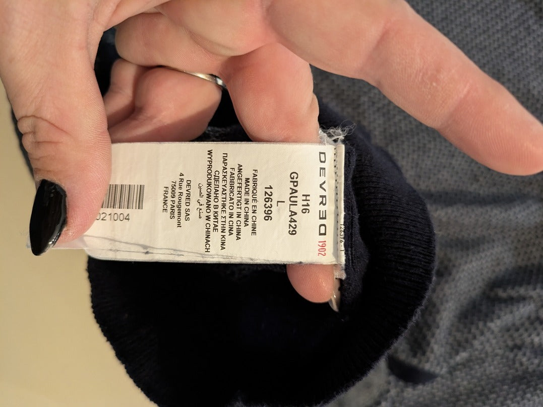 Pull Et Pull A Capuche Devred - L - Marine - Malat-35