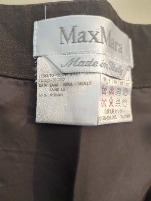 Jupe Longueur Genou - Max Mara - Fr 36 - Marron - Macar-19