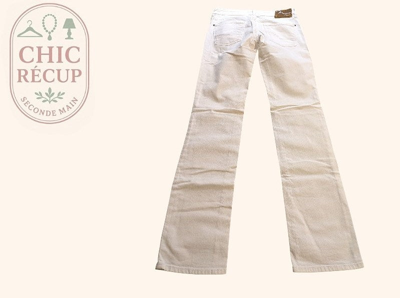 Jeans Droit Rwd - M - Blanc - Shbad-10