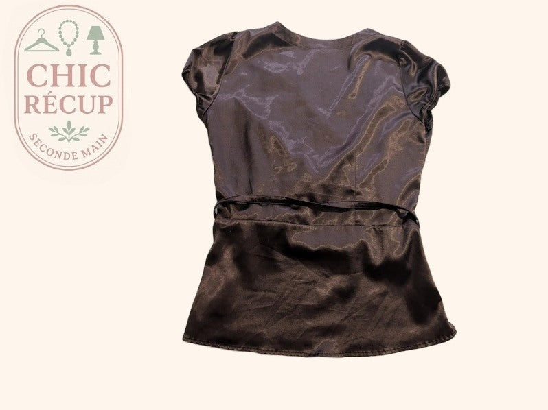 Blouse Etam - 42 - Marron - Mache-20