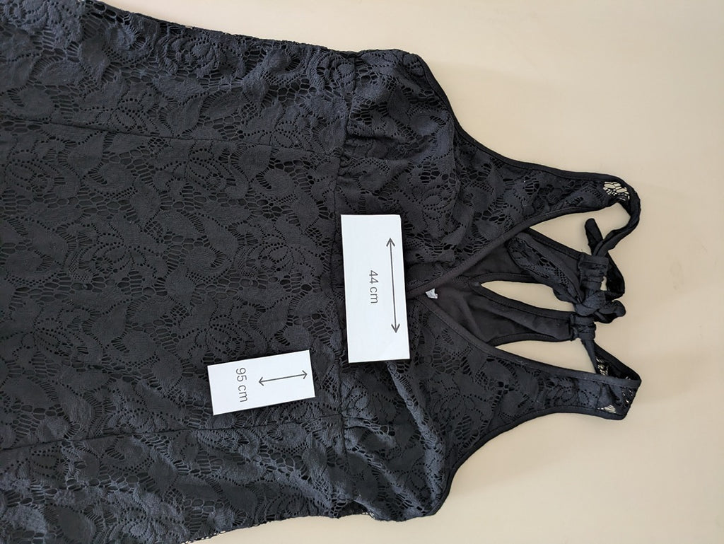 Robe Patrice Bréal - 44 - Noir - Dentelle