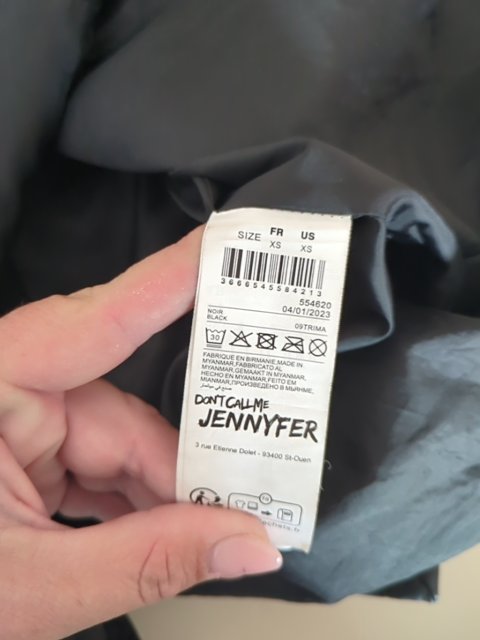 Trench coat femme Don't Call Me Jennyfer Xs noir