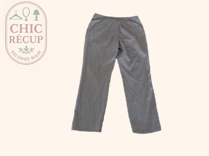 Tailleur pantalon H&m - 42 - Gris - Motif pied-de-poule