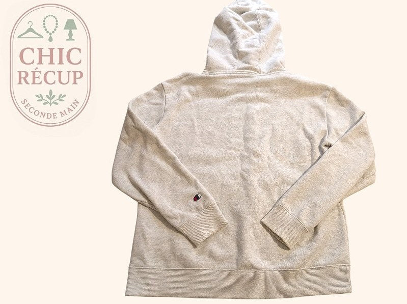 Sweat À Capuche Champion - M - Beige - Chpav-133