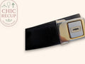 Ceinture homme noire boucle métal