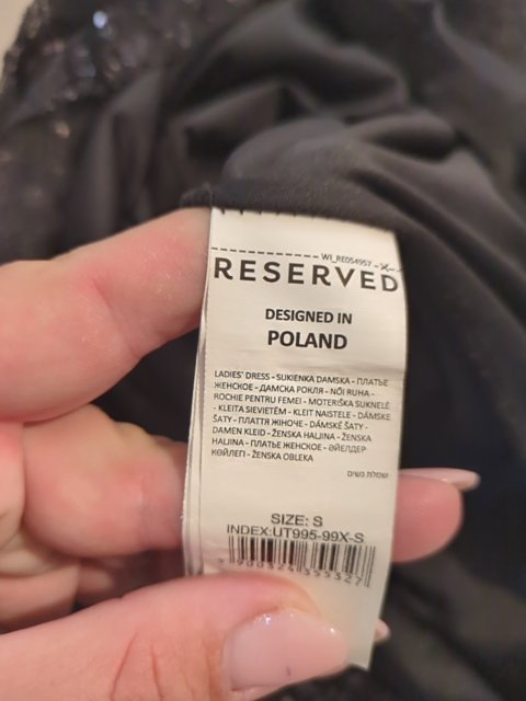 Robe - Reserved - S - Noir - Iscou-15