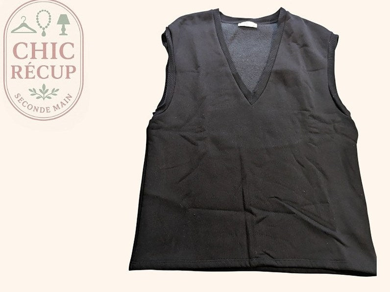 Blouses Manches Courte Bershka - Xs - Noir - Shbad-57