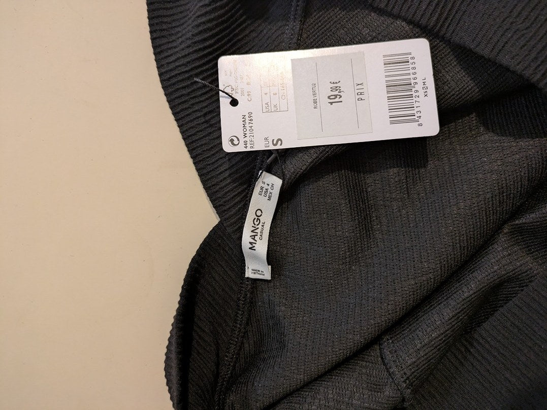 Robe Mini Mango - S - Noir - Joghi-3