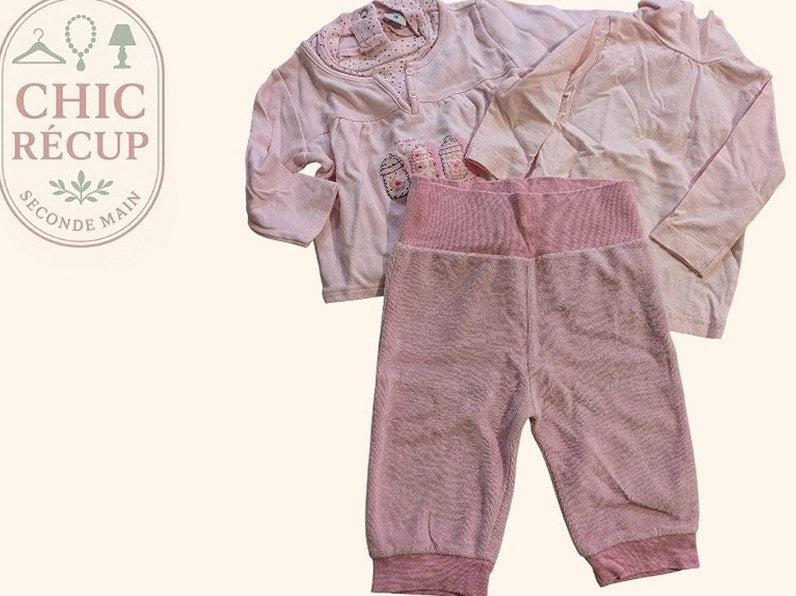 Lot De Vêtements Kimbaloo - 3-6 Mois - Rose - Lacan-11