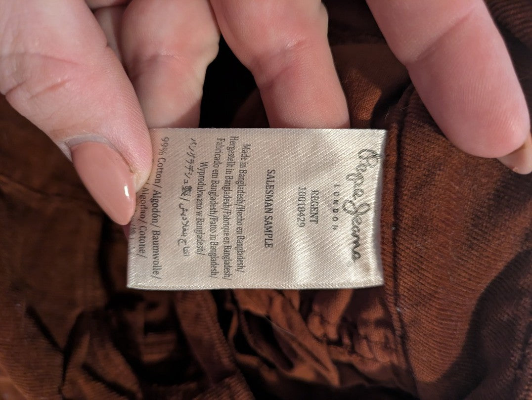 Pantalon Droit Pepe Jeans - 34 - Marron - Mache-42