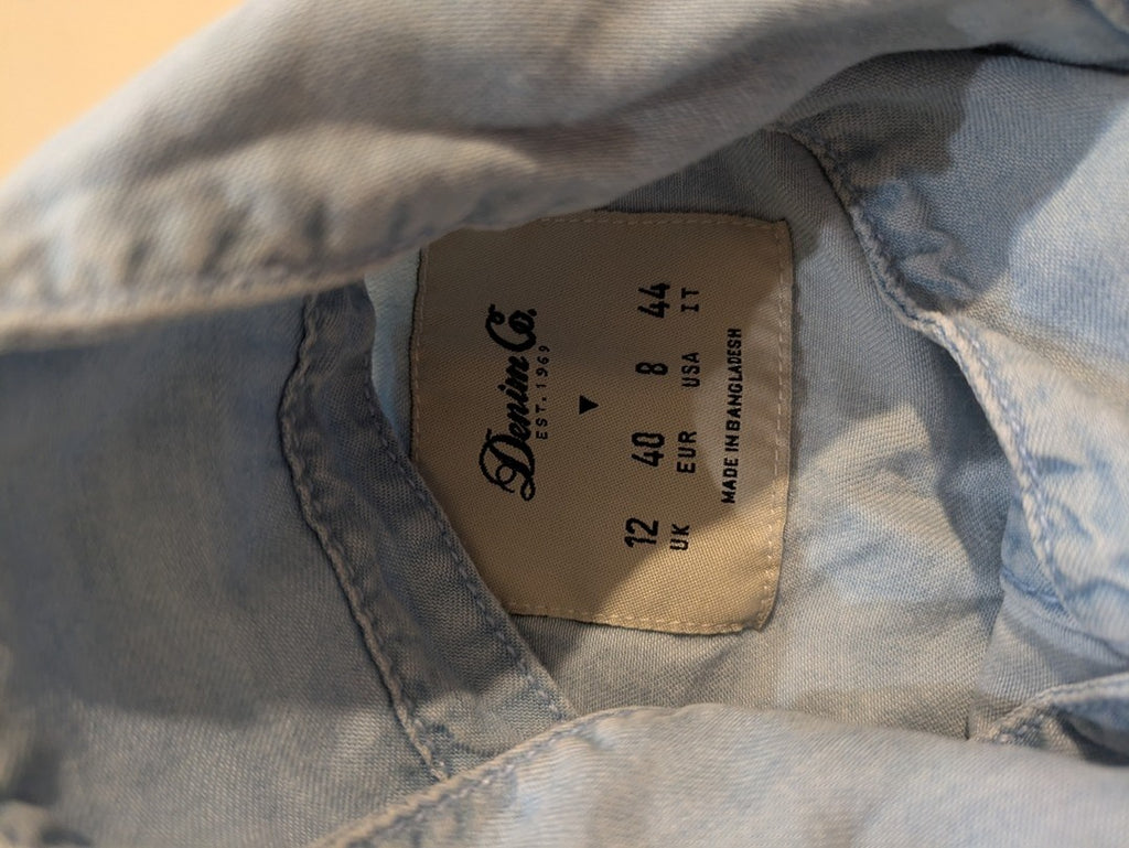 Robe En Jean - Denim Co - L - Bleu - Anbou-39