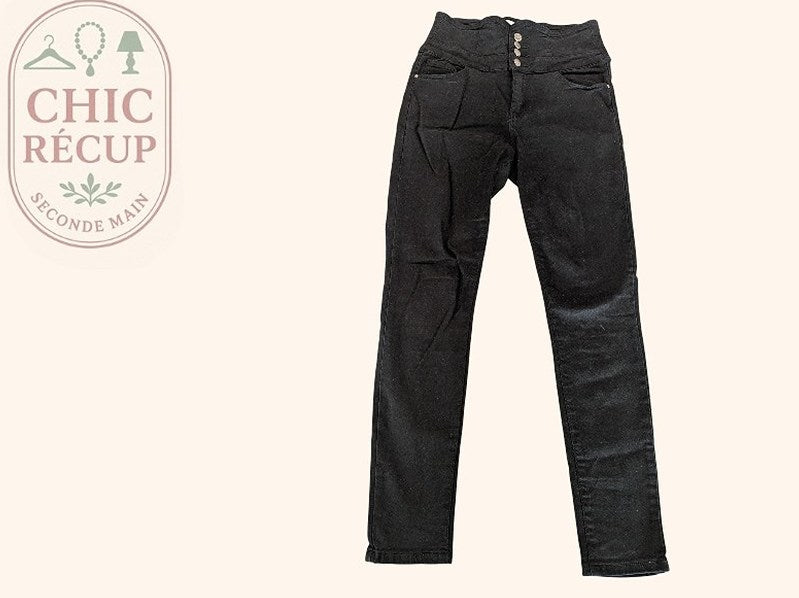 Jeans Skinny Hello Miss - M - Noir - Olhat-70