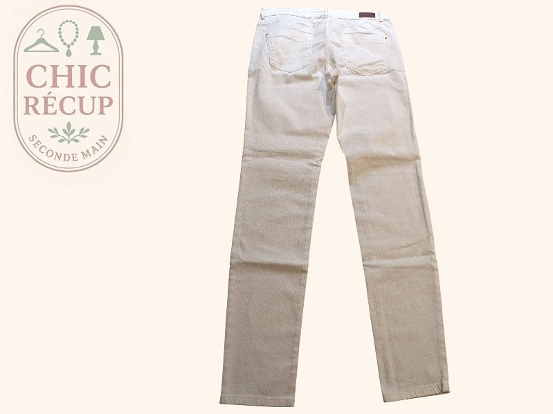 Jeans Skinny Zara - 42 - Blanc - Paval-62