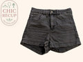 Short En Jean H&m - S - Noir - Vabar-23